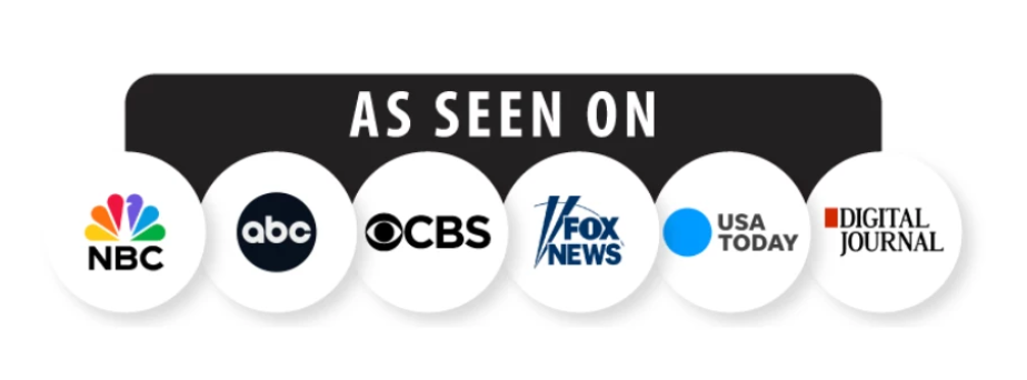 As seen on: NBC, ABC, CBS, Fox News, USA Today, Digital Journal